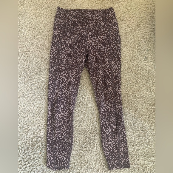 Fabletics Pants - Fabletics PureLuxe Leggings Cacao Spotted Animal